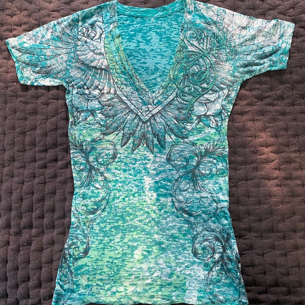Sinful V-neck T-shirt